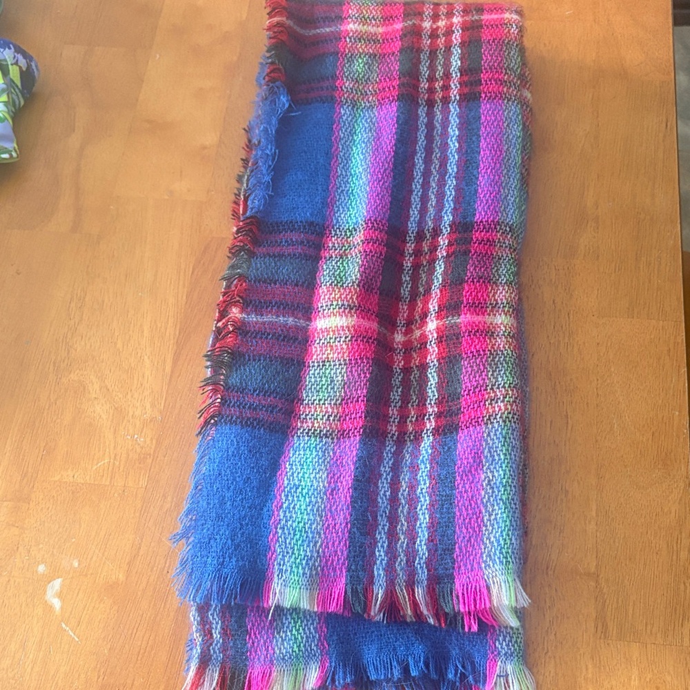City Streets Multicolor Plaid Scarf